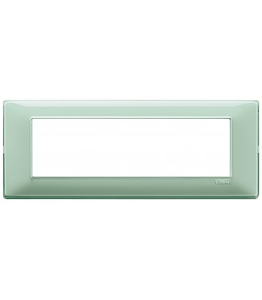 Vimar Plana Abdeckrahmen 7 Module Farbe Reflex Minze 14657.44