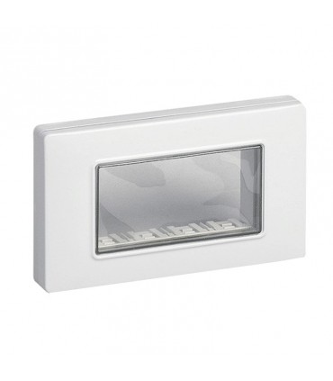 Abdeckung + Schrauben für Vimar Eikon und Plana 4 Module IP55 14944.01