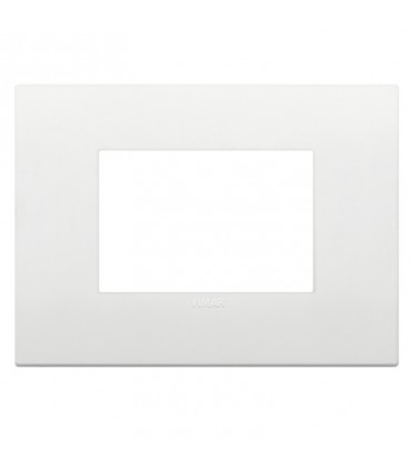 Vimar Arke Platte 3 Module klassisch weiß 19653.74