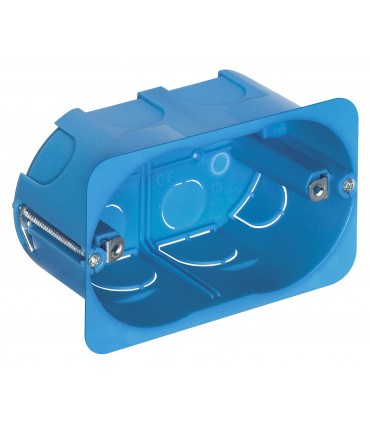 Unterputzdose Vimar 3 Module hellblau Wände V71703