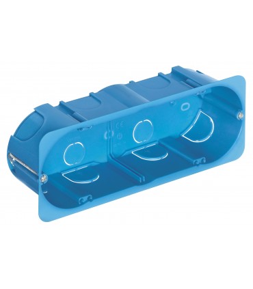 Unterputzdose Vimar 6/7 Module hellblau Wände V71706