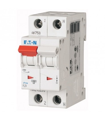 Eaton Leitungsschutzschalter Kit 10A 1P+N 4,5KA 2 Module 243226