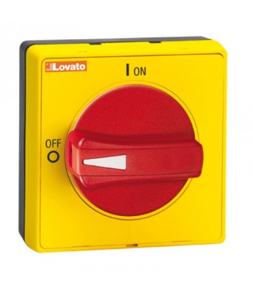 Lovato-Griff mit vorstehendem Wahlschalter IP65 für GA-Serie GAX62