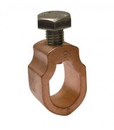 Anschlussklemme für Staberder, verkupfert durchmesser 18mm