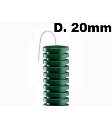 Faltenschlauch GRÜN mit fadenhebel-Durchmesser 20mm, je meter
