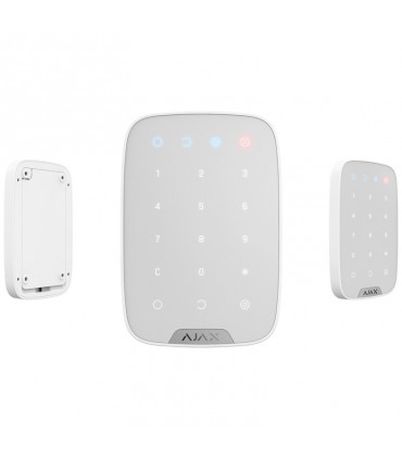 Touch-Tastatur für den Innenbereich zur Verwaltung des Ajax-Sicherheitssystems, weiß AJ-KEYPAD-W