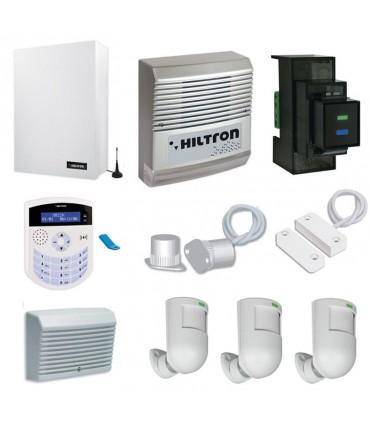 Hiltron Einbruchmeldeanlage KIT mit Steuergerät XMR KXMR4000