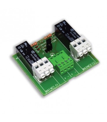 Hiltron SCH2R-24 Karte mit 2 RELE' 12/24V mit Negativsteuerung