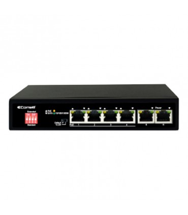 PoE + 2-Gigabit-Uplink-Netzwerk-Switch mit 4 Ports. IPSWP06N01A