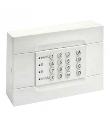 Urmet weißes LED-Bedienfeld für Wand- oder Unterputzmontage 1061/026