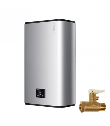 Atlantic Vertigo Steatite 50 elektrischer Warmwasserspeicher 40 Liter WLAN Farbe Silber 831181