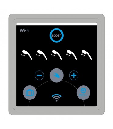 Atlantic Vertigo Steatite 50 elektrischer Warmwasserspeicher 40 Liter WLAN Farbe Silber 831181