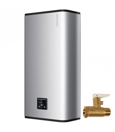 Atlantic Vertigo Steatite 100 elektrischer Warmwasserspeicher 80 Liter WLAN Farbe Silber 851338