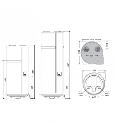 Altantic Warmwasserbereiter Calypso VM 100 866015
