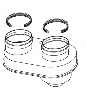 Luftteiler "Fumi" für Warmwasserbereiter Rinnai 80/80 FOT-HX080-008