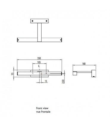 Astro Kashima LED Spiegel-/Bilderleuchte 3000K, wamres Licht 1174003