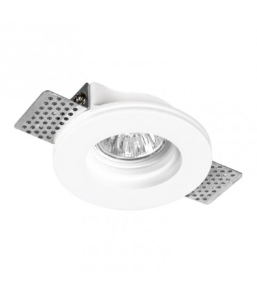 Runder Century Jessy Gipseinbaustrahler Weiß JESSY-RD100