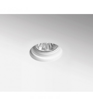 Runder Century Jessy Gipseinbaustrahler Weiß JESSY-RD100