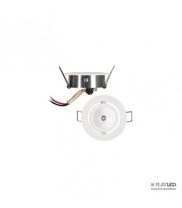 Playled runde mini LED-Deckenleuchte PETIT 2W wieß 3000K DL2LBC