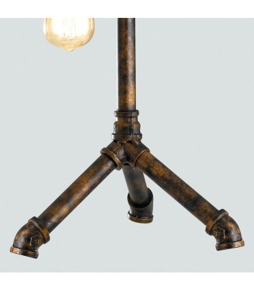 Lutec AMACORD Tischleuchte Braun, 1-flammig 255682