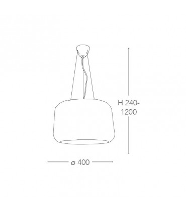 Fan Pendelleuchte ARTIKA I-BABILON-S