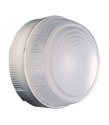 Gewiss runde Deckenleuchte Durchmesser 180mm E27 IP44 grau GW80651