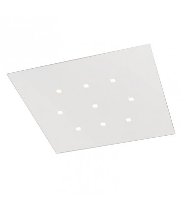 Icone LED-Deckenleuchte Isi Q9 40,5W 3000K Farbe: weiß ISIQ9B