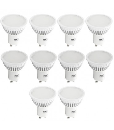 Kit Beghelli LED-Lampen 7W Sockel GU10 4000K 10 Stk. 56858