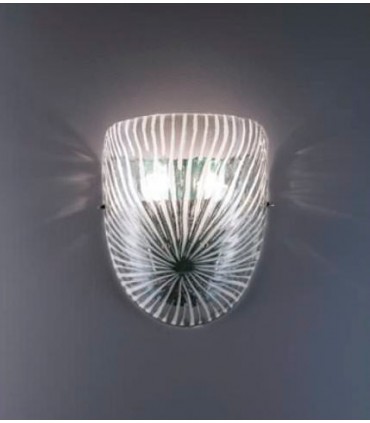 La Murrina Wandlicht Graffio weißer Kristall 2XE14 IP20 37633