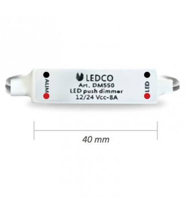 Ledco Steuergerät Mini Dimmer push für Steuerung von LED-Lichtbänder DM550