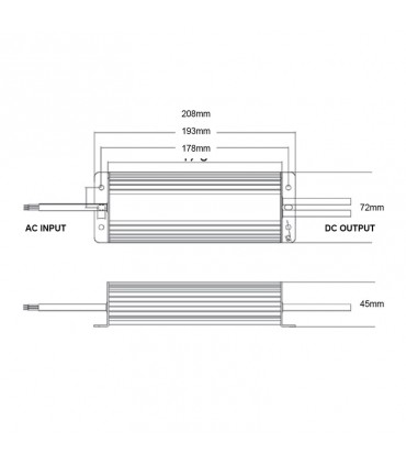 Ledco Netzteil für Led 60W 24V IP67 TR2460/67