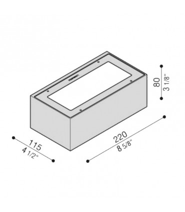 Lombardo Deckenleuchte Trend Up&Down 220 1XE27 60W IP66 FB4922G