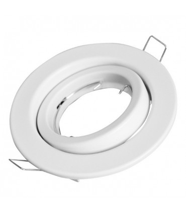 Nobile verstellbarer Einbaustrahler GU10 weiß 4112/H/BI