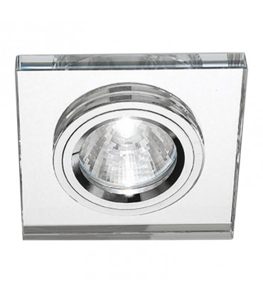 Nobile verstellbare Einbauleuchte mit verspiegelten Kristallornamenten 12V-50W 9090