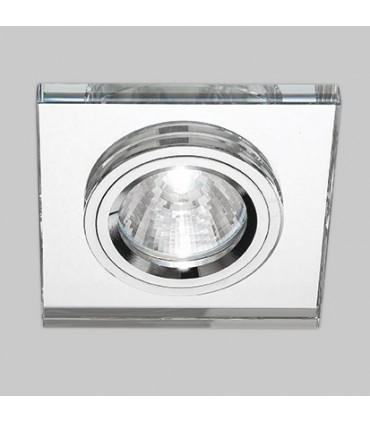 Nobile verstellbare Einbauleuchte mit verspiegelten Kristallornamenten 12V-50W 9090