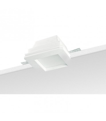 Nobile quadratisches Gipseinbaudownlight mit Diffusor 9098