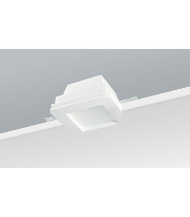 Nobile quadratisches Gipseinbaudownlight mit Diffusor 9098