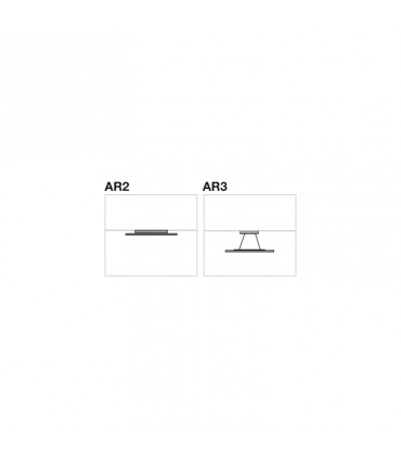 Nobile LED Panel rund 44W 3000K für Wand- oder Pendel- Installation mit Rahmen LPR60/4K
