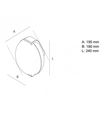 Novalux Joy schwarz Wand-Deckenleuchte IP65 1XE27 A5607NE