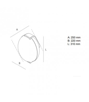 Novalux Joy schwarz Wand-Deckenleuchte IP65 1XE27 A5617NE