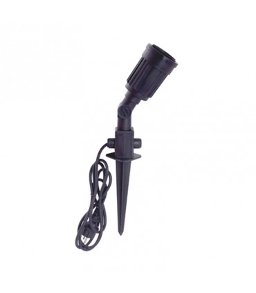 Poliplast Scheinwerfer für Garten E27 schwarz 400554