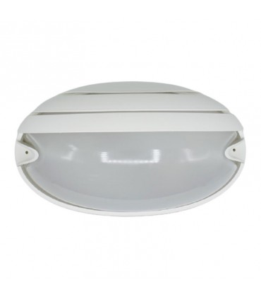 CHIP Prisma ovale Deckenleuchte mit E27-Anschluss Farbe Weiß IP55 005706