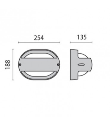 Prisma EKO Deckenleuchte 1x15W E27 schwarz IP44 300285