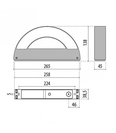 Prisma LED-Wandleuchte 16W 3000K Farbe Weiß 3101605