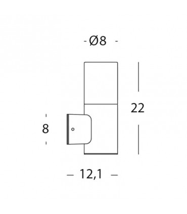 LED-Wandleuchte Sovil Circle 7W 4000K Farbe Schwarz 99172/06