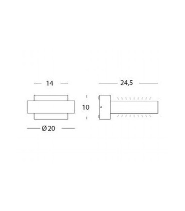 Applique Sovil PLAZA TONDA LED 16W Farbe: weiß 99588/02