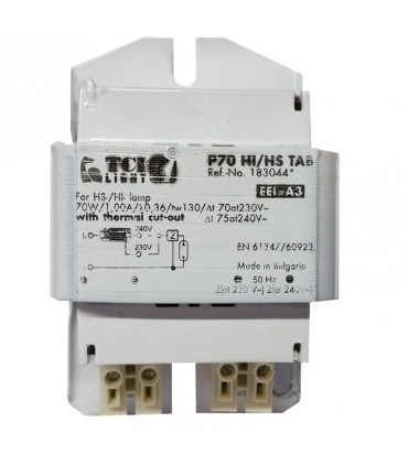 TCI ferromagnetisches Netzteil 70 W mit Thermoschutz 183044