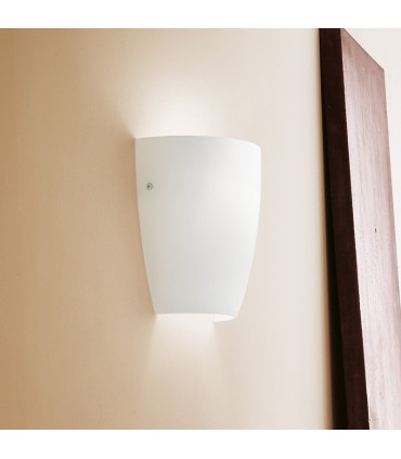 Applikationen, Auffällige DAFNE glas-angriff E27 Weiß APDAFNEBCLUE27