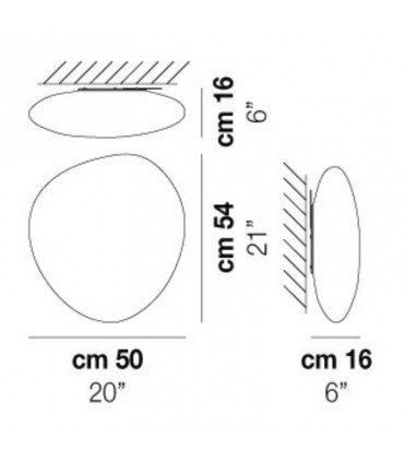 Vistosi Deckenleuchte NEOCHIC Groß E27 weiß PLNEOCHBCBC