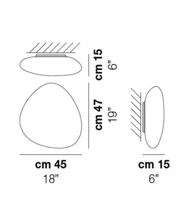 Vistosi Deckenleuchte NEOCHIC Medium E27 weiß PLNEOCHBCBC